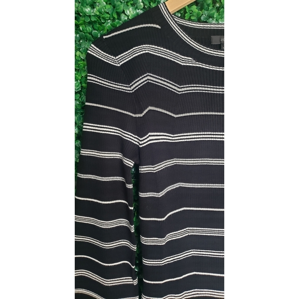 7. J.Crew Knit ribbed sweater-dress in mixed stripe - Picture 5 of 7